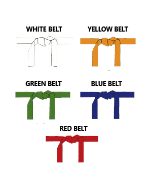 All Color Belts
